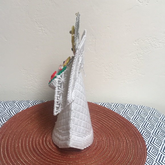 Christmas Treetop Crochet Angel Handmade - Picture 4 of 7